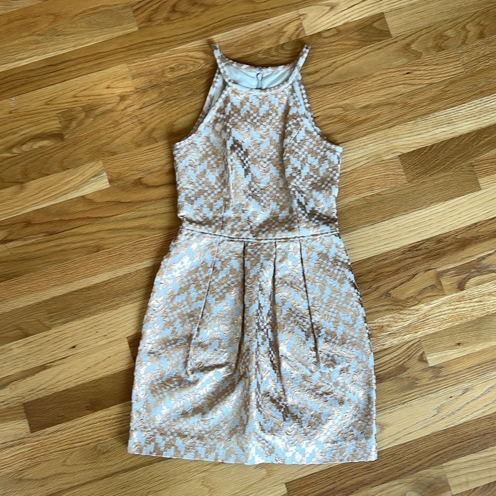 RACHEL Roy Gold Foil Mini Dress